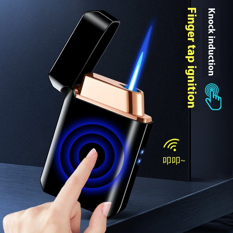 Voice-controlled Blow-and-blow Ignition Torch Lighter