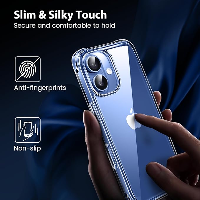 iPhone 17 series Transparent Back Cover for  iphone 17, 17Pro , 17 pro Max and Iphone air– Anti-Yellow & Shockproof